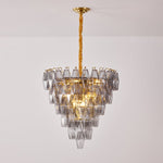 Smoke Gray Empire Chandelier