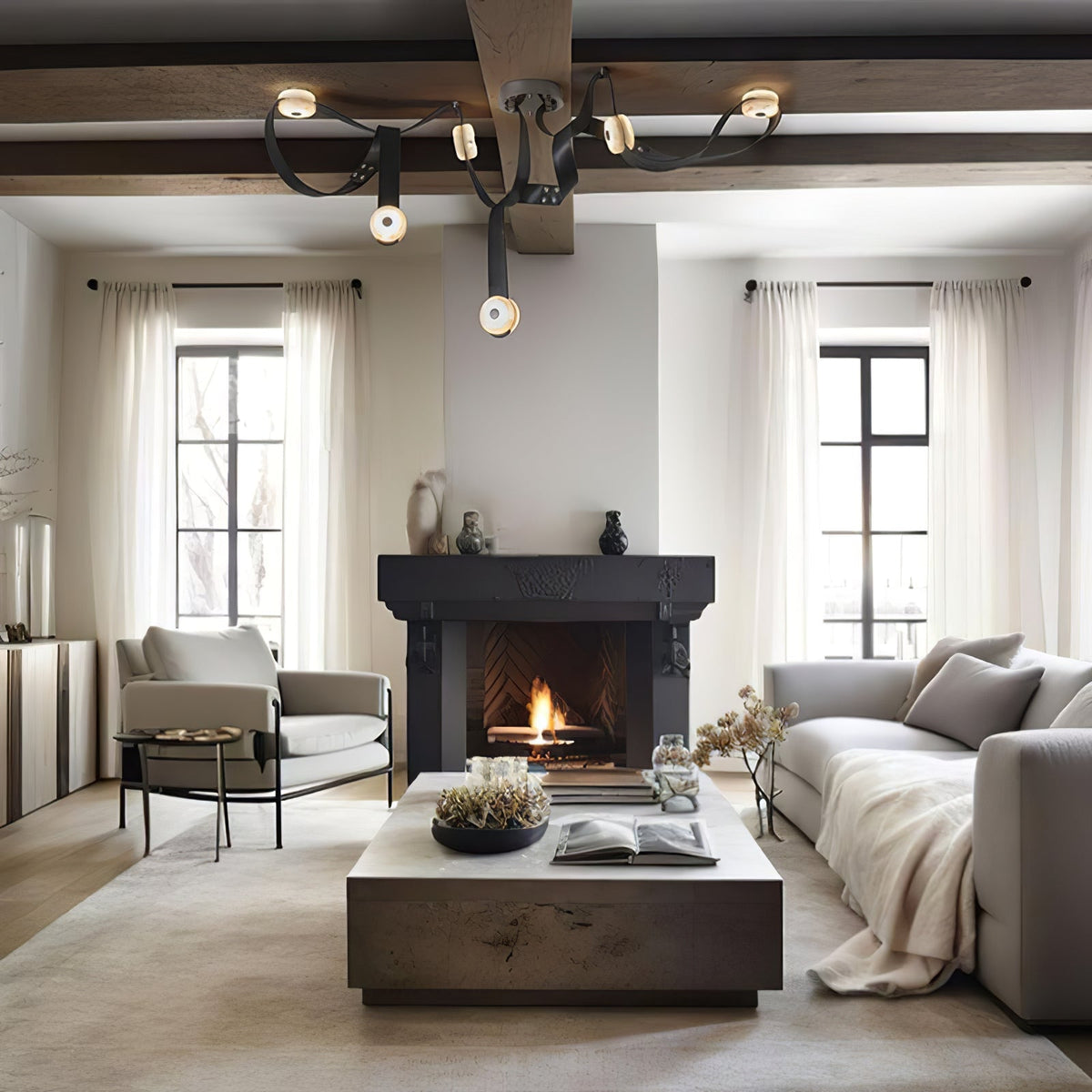 Snaps Alabaster Pendant Light