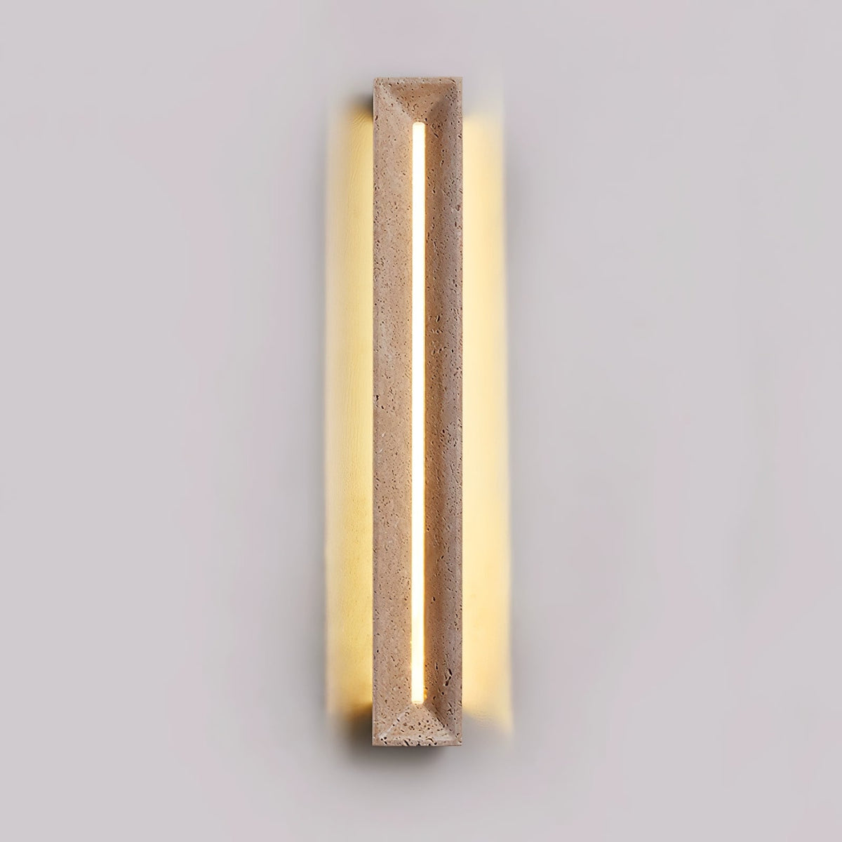Solace Travertine Beam Wall Light
