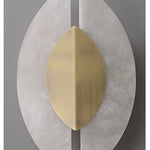 Solari Alabaster Leaf Sconce
