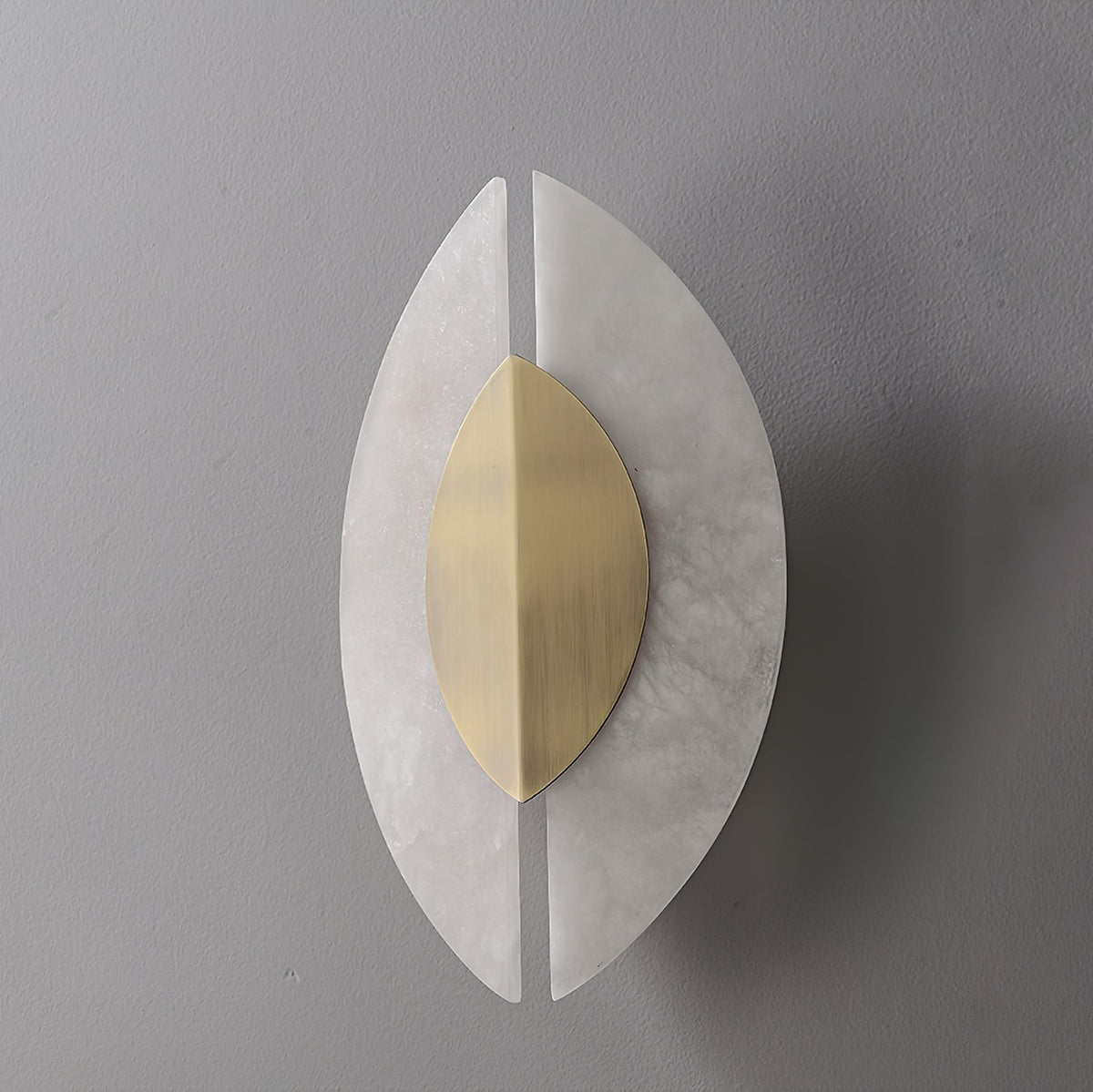 Solari Alabaster Leaf Sconce