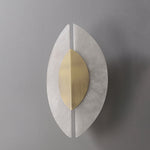 Solari Alabaster Leaf Sconce