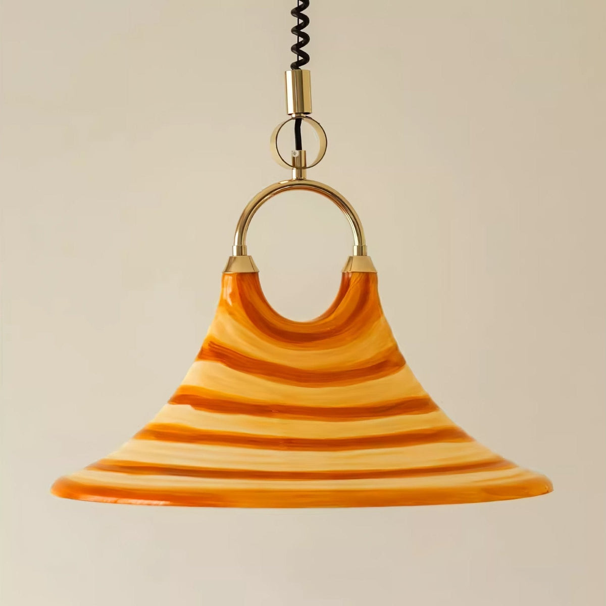 Solari Swirl Glass Pendant Light