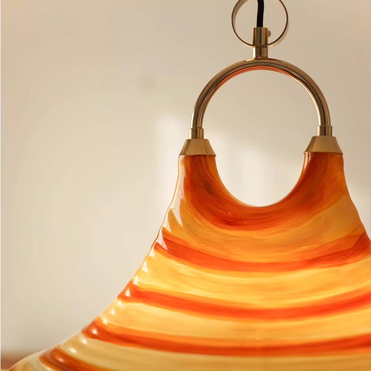 Solari Swirl Glass Pendant Light