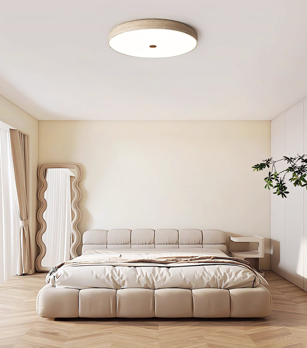 Solaro Travertine Ceiling Lamp