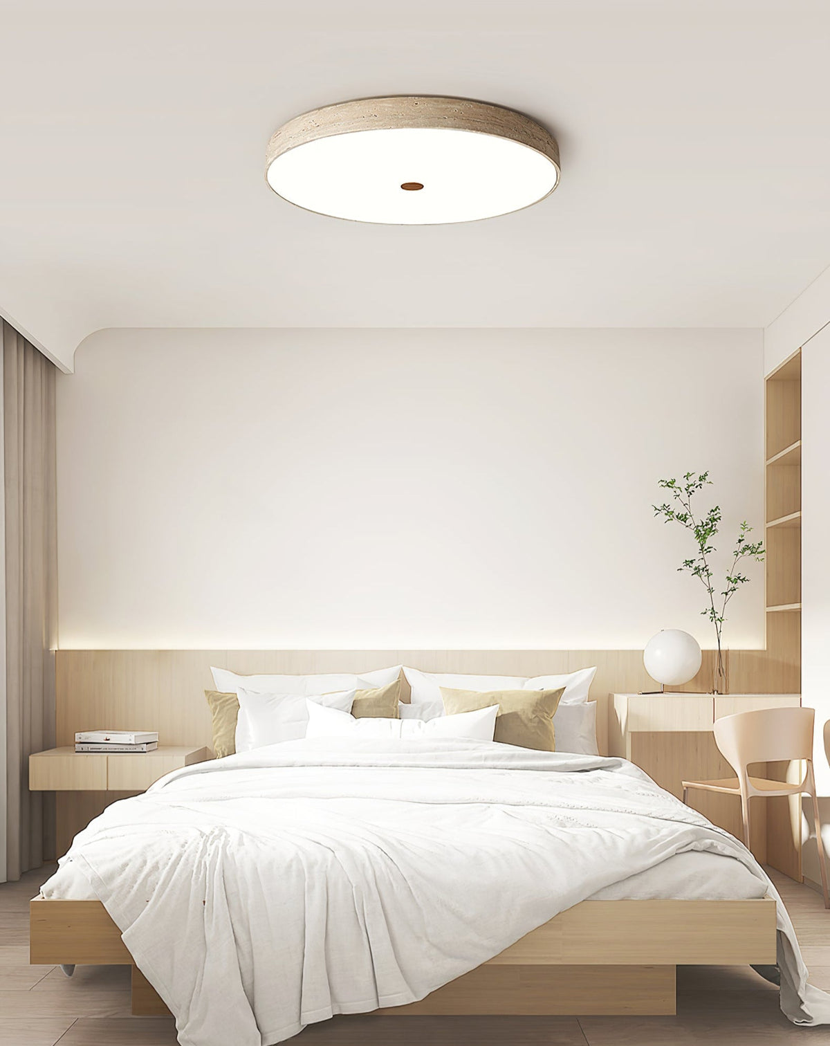 Solaro Travertine Ceiling Lamp