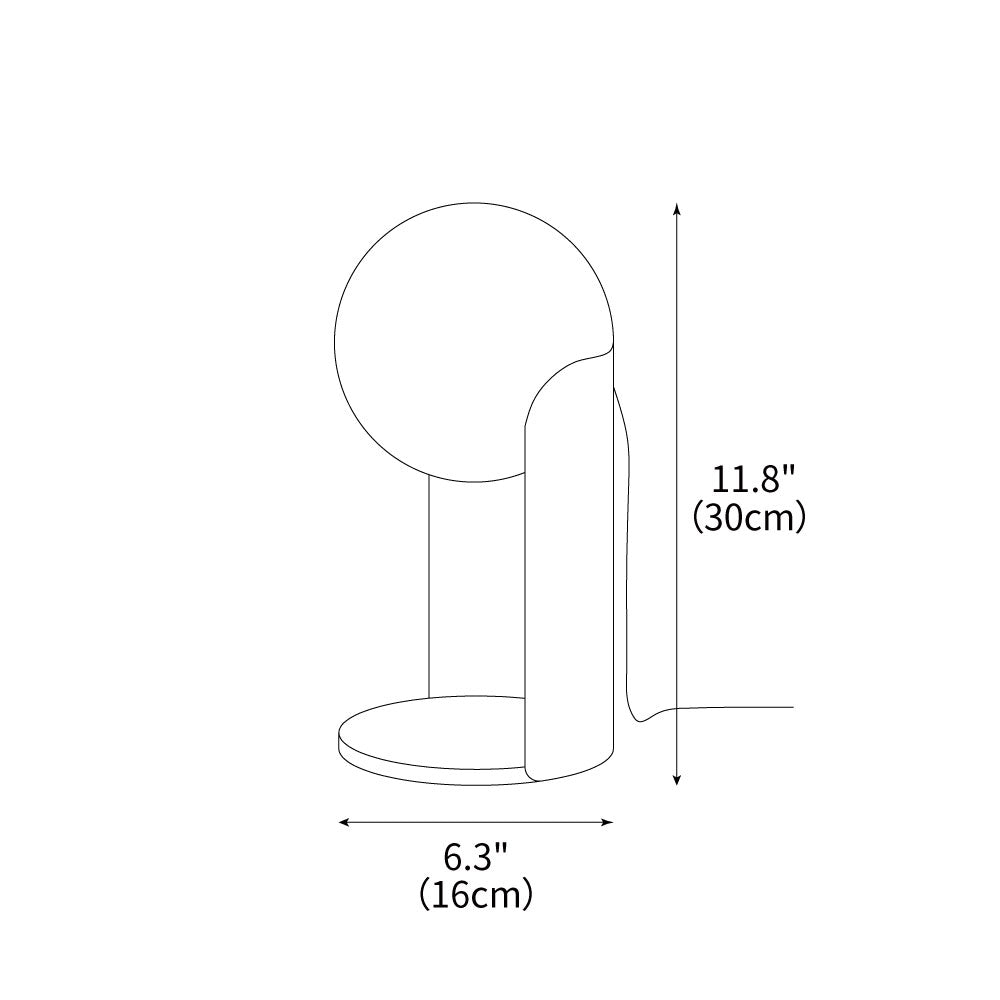Solis Column Table Lamp 6.3"