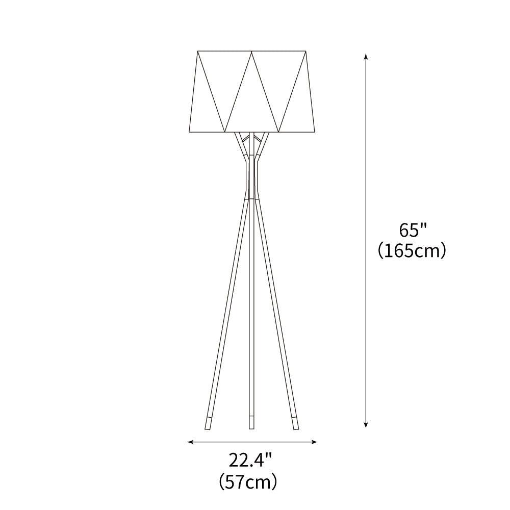 Solitaire Floor Lamp 22.4″