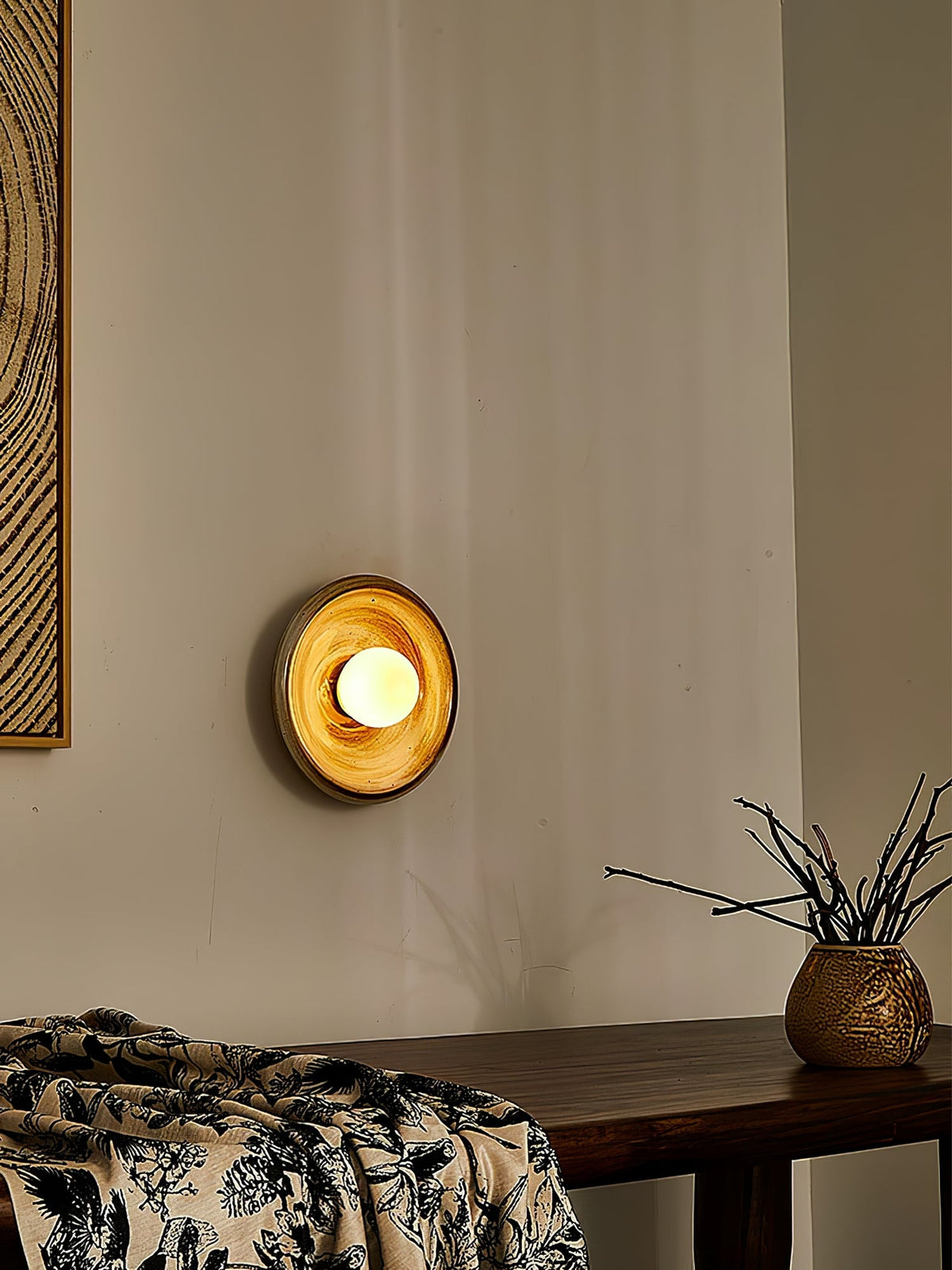 Solstice Swirl Wall Lamp