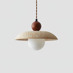 Soluna Travertine Pendant Light