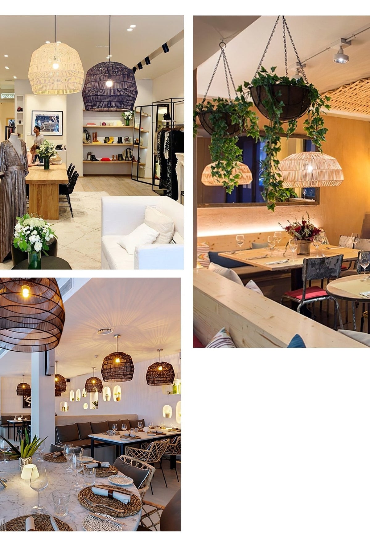 Sora Rattan Pendant Light