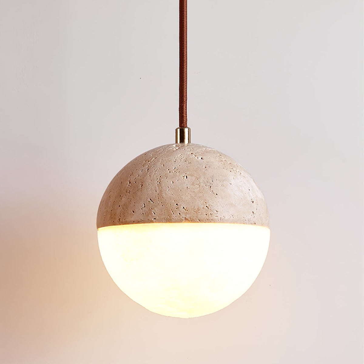 Soren Travertine Pendant Light