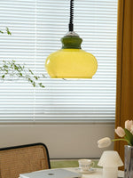 Space Age Glass Pendant Light 11.4"