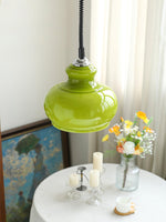 Space Age Glass Pendant Light 11.4"