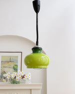 Space Age Glass Pendant Light 11.4"
