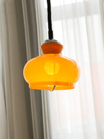 Space Age Glass Pendant Light 11.4"