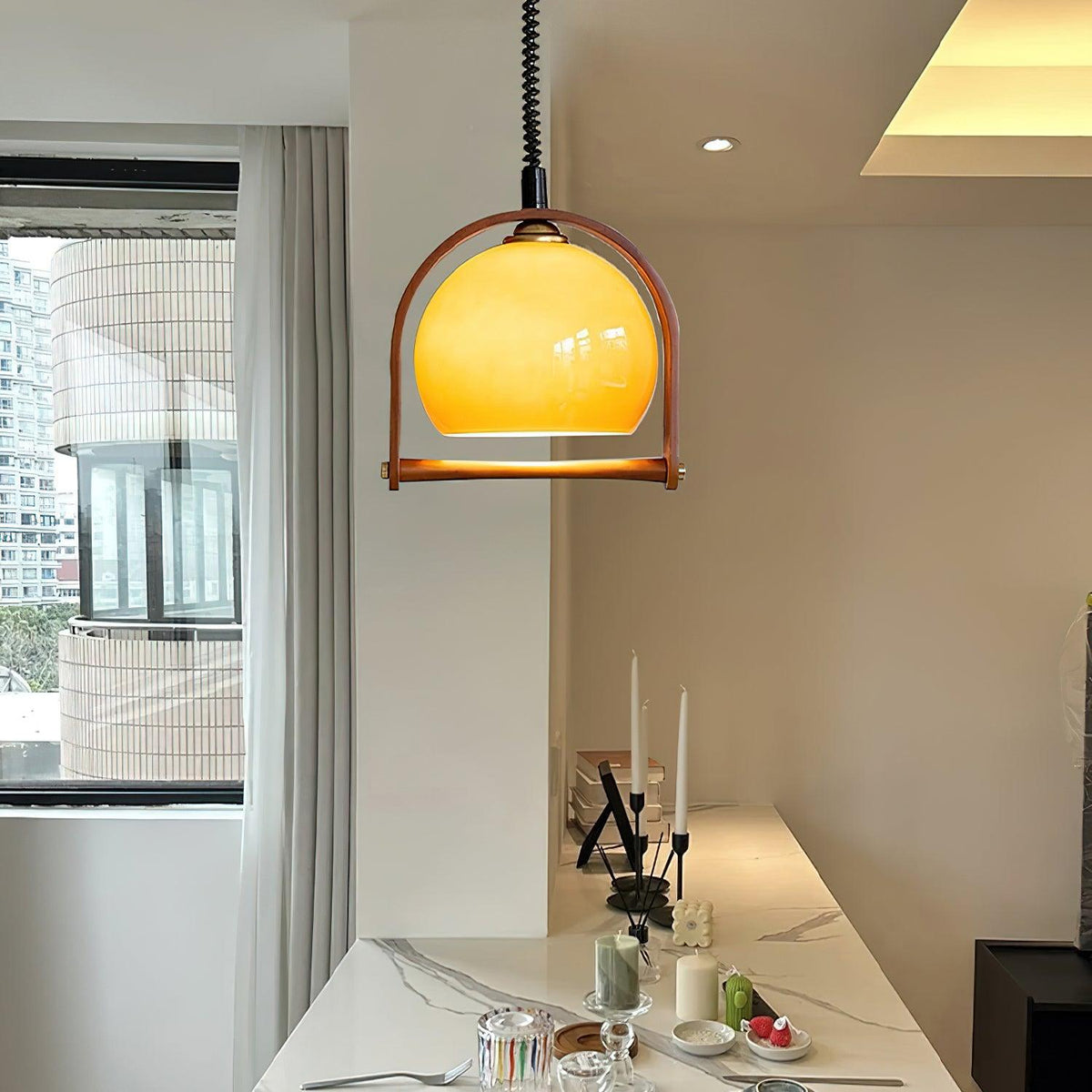 Space Age Pendant Lamp 9.8"