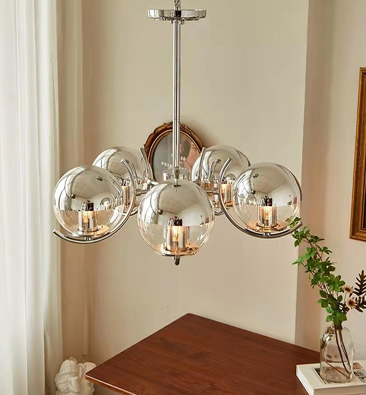Space Ball Chandelier