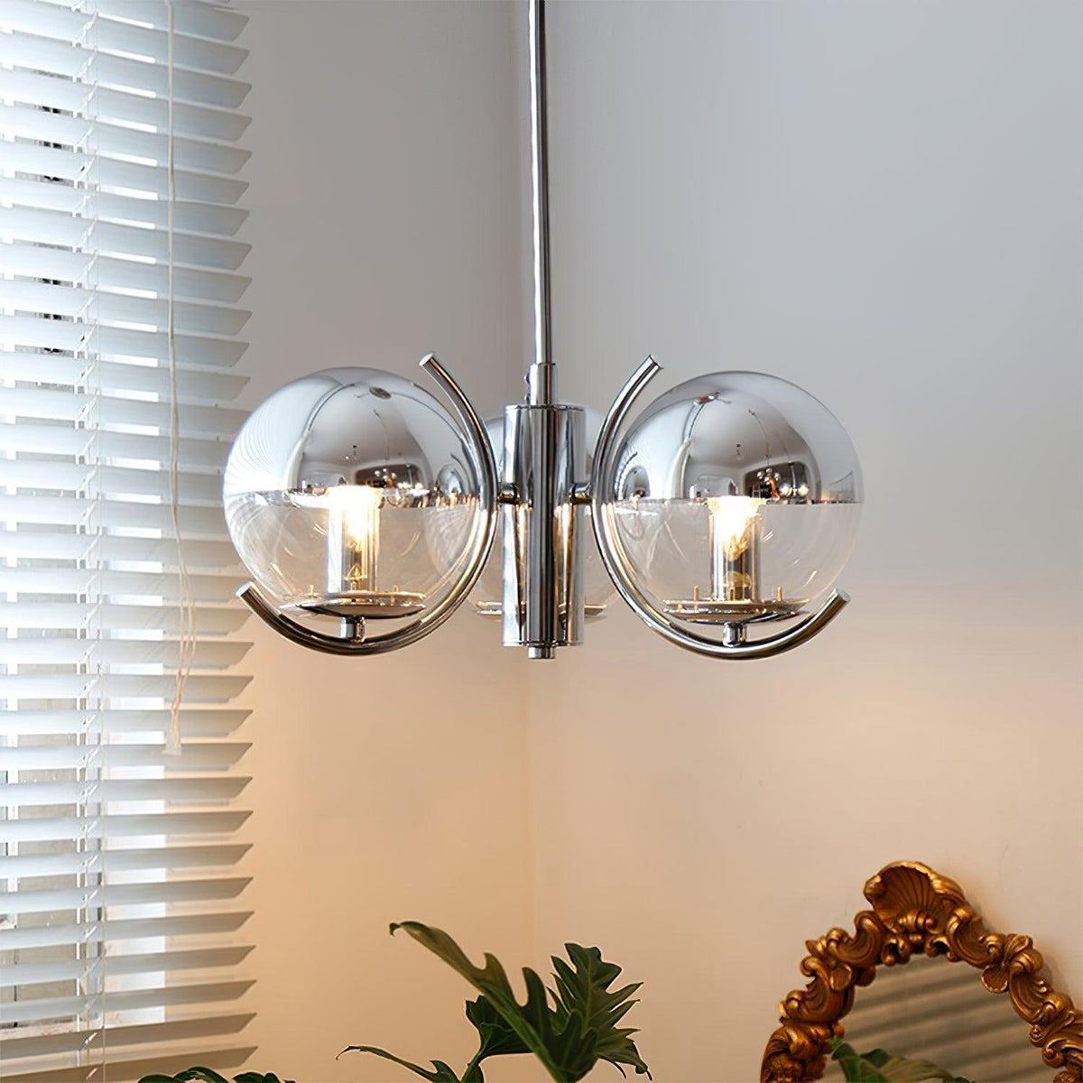 Space Ball Chandelier