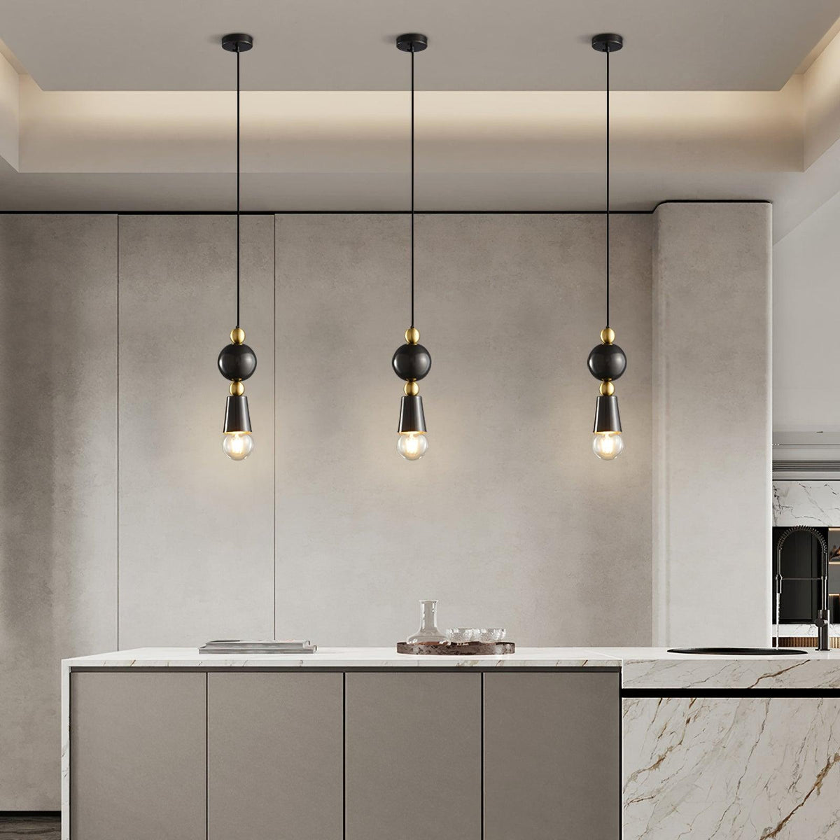 Spindle Pendant Light 3.9"