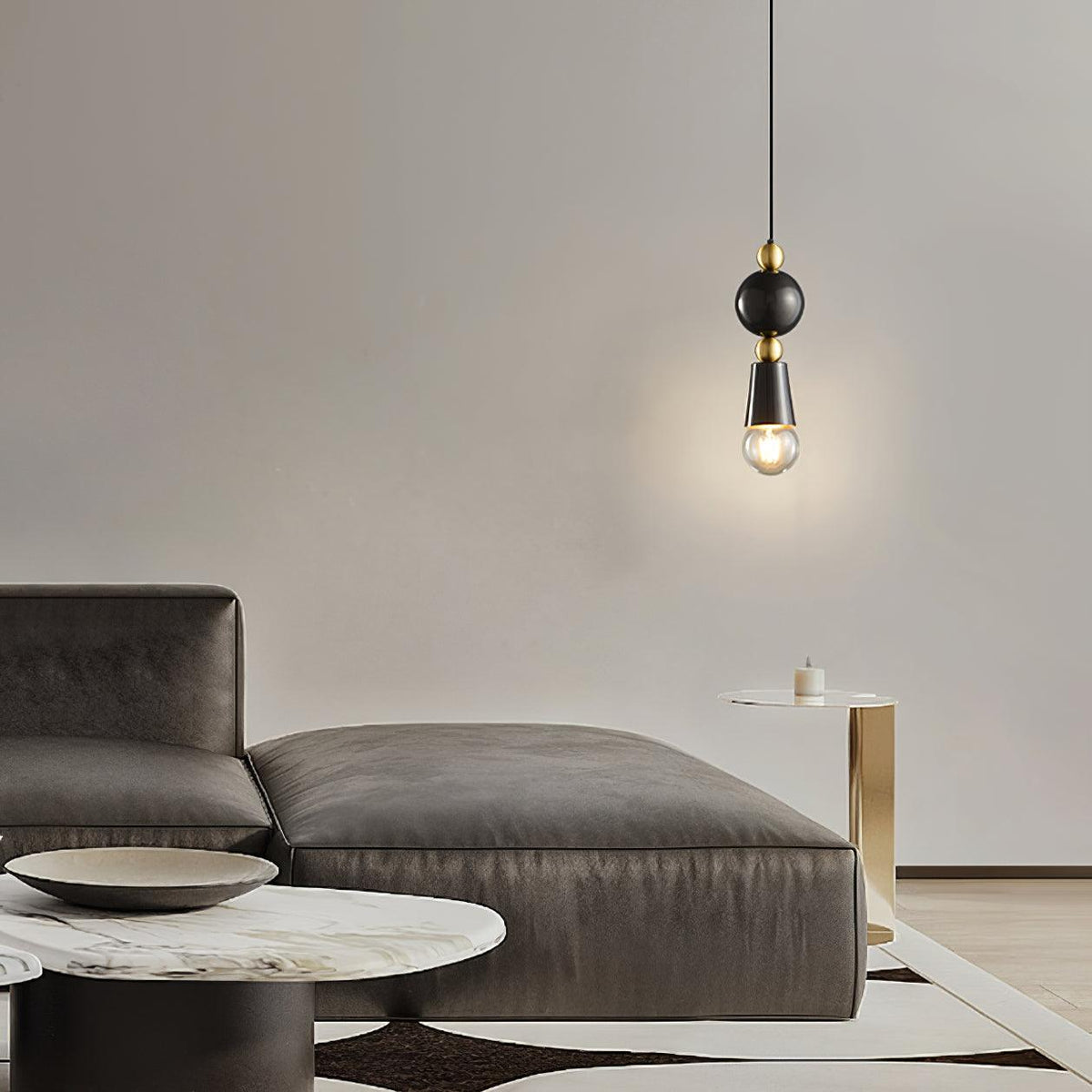 Spindle Pendant Light 3.9"