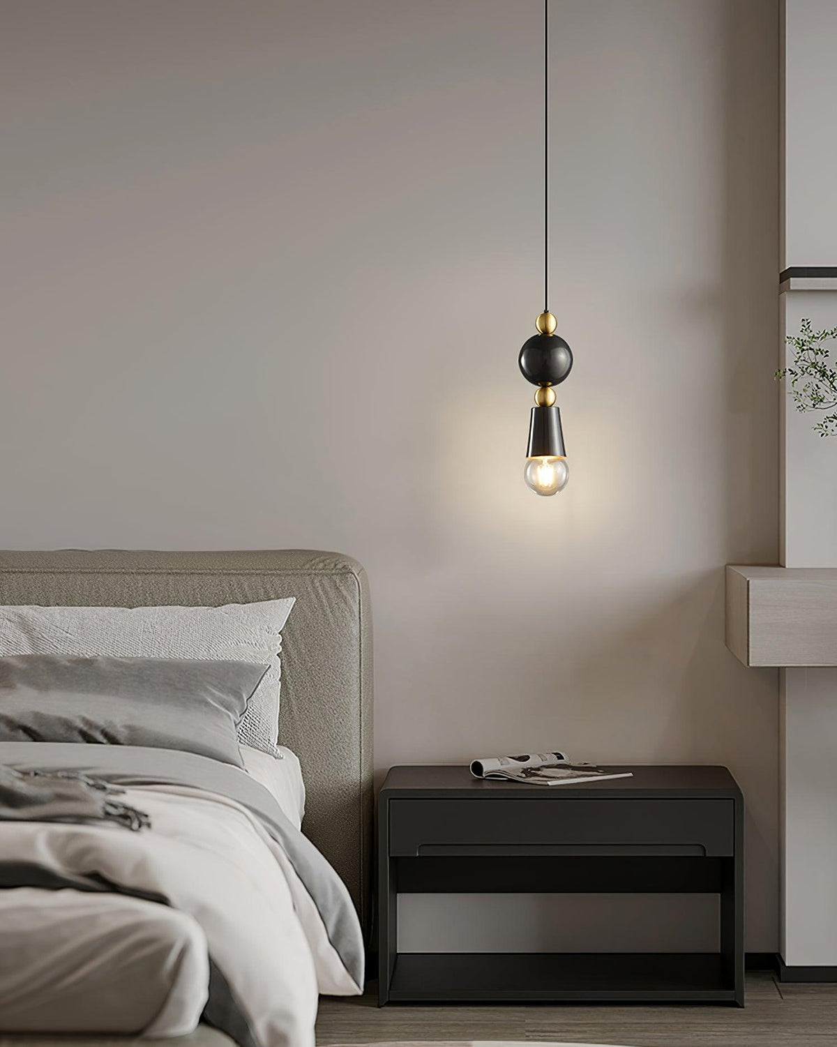 Spindle Pendant Light 3.9"