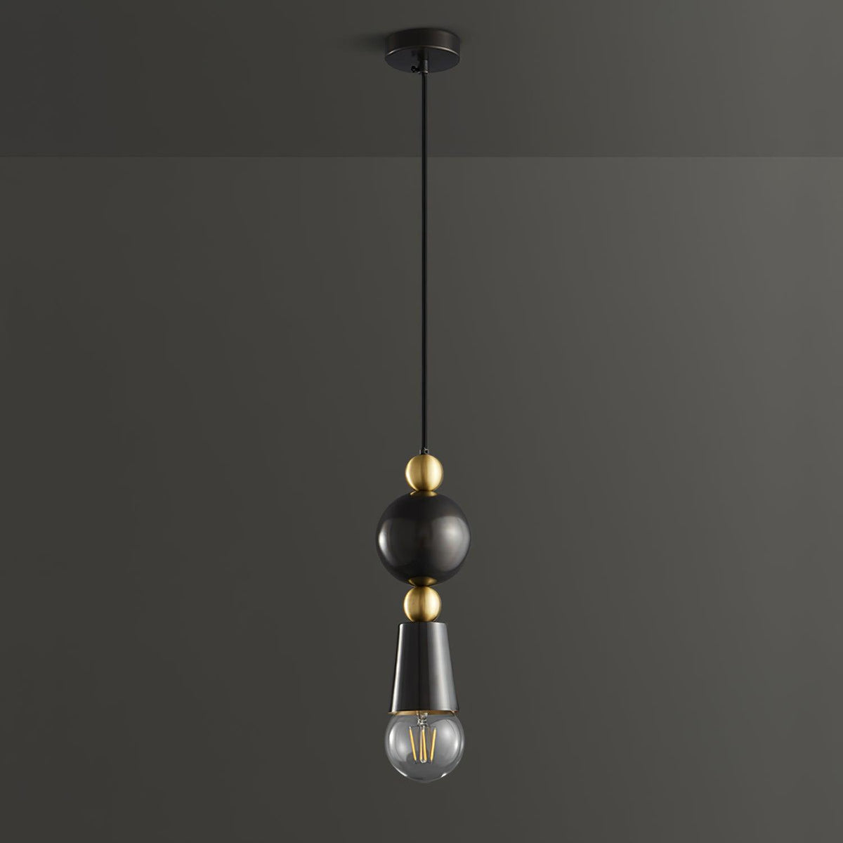 Spindle Pendant Light 3.9"
