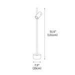 Spotlight Wood Floor Lamp 7.9"