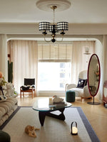 Spotted Shade Chandelier