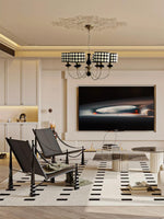 Spotted Shade Chandelier