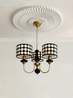 Spotted Shade Chandelier