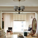 Spotted Shade Chandelier