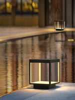Square Frame Solar Outdoor Light