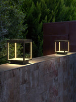 Square Frame Solar Outdoor Light