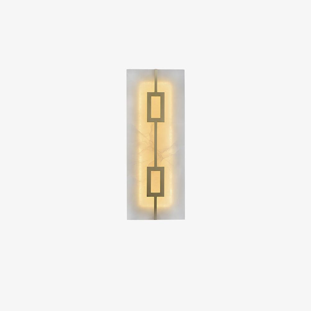Square Alabaster Wall Lamp