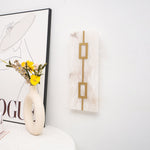 Square Alabaster Wall Lamp
