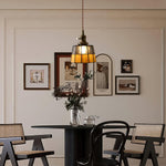 Stained Glass Pendant Light 5.9"