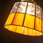 Stained Glass Pendant Light 5.9"