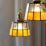 Stained Glass Pendant Light 5.9"