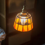 Stained Glass Pendant Light 5.9"