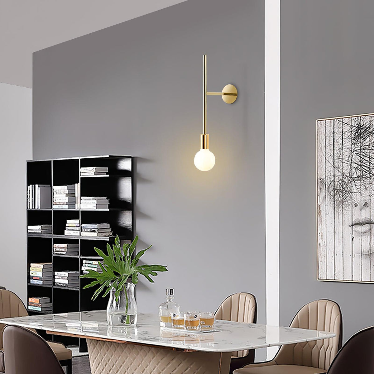 Step & Kick Wall Lamp 7.1"