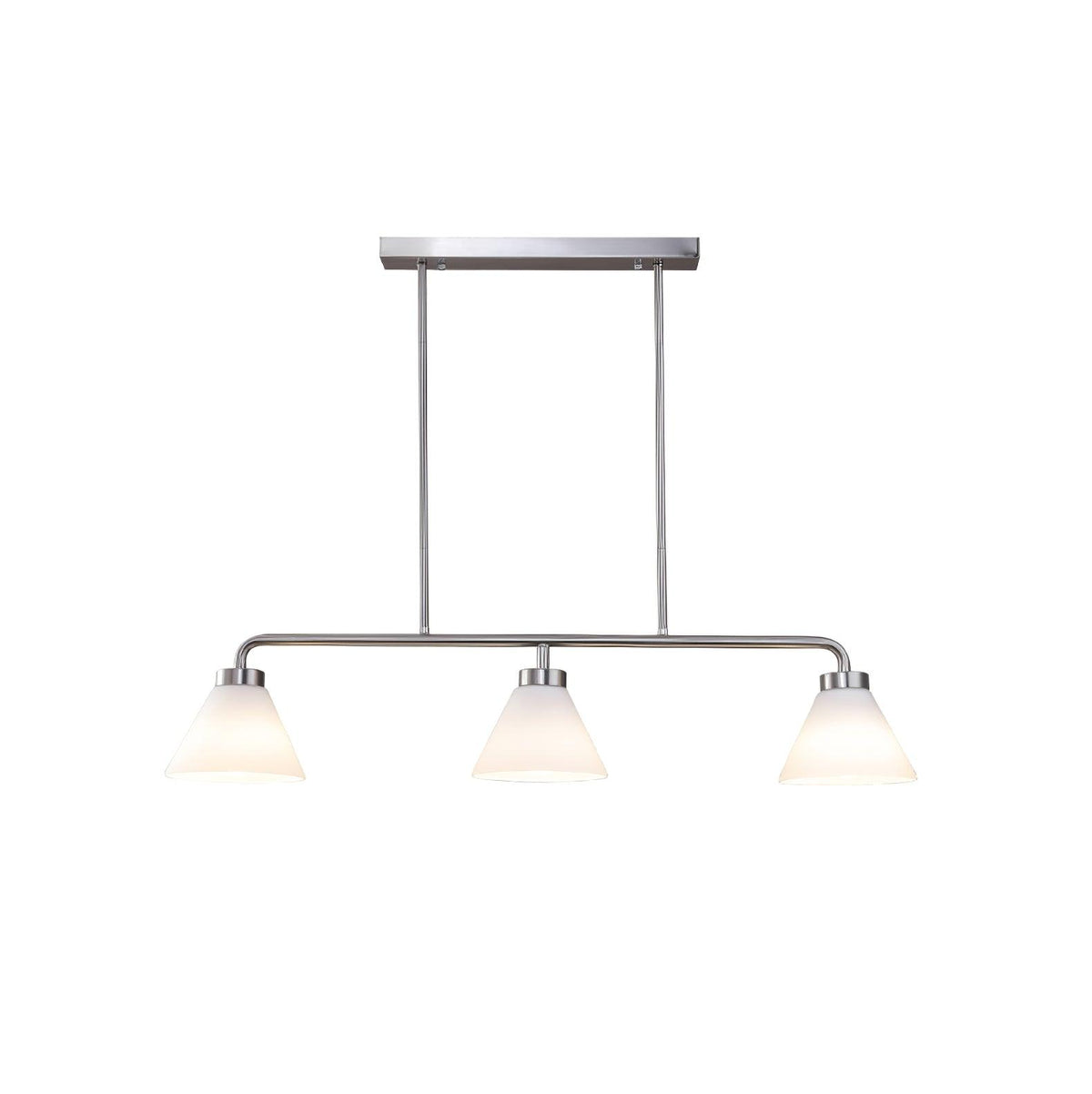 Stephens 3 - Light Modern Linear Chandelier 36.2"