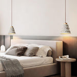 Stone Bell Pendant Light 7.1"