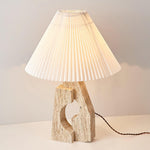 Stone Pillar Table Lamp 16.9"