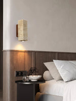 Stone Wood Wall Lamp