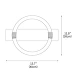 Stonek Ceiling Lamp 15.7"