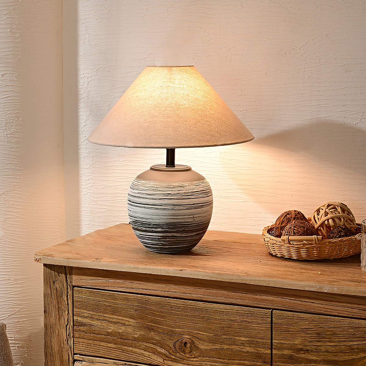 Strata Ceramic Table Lamp