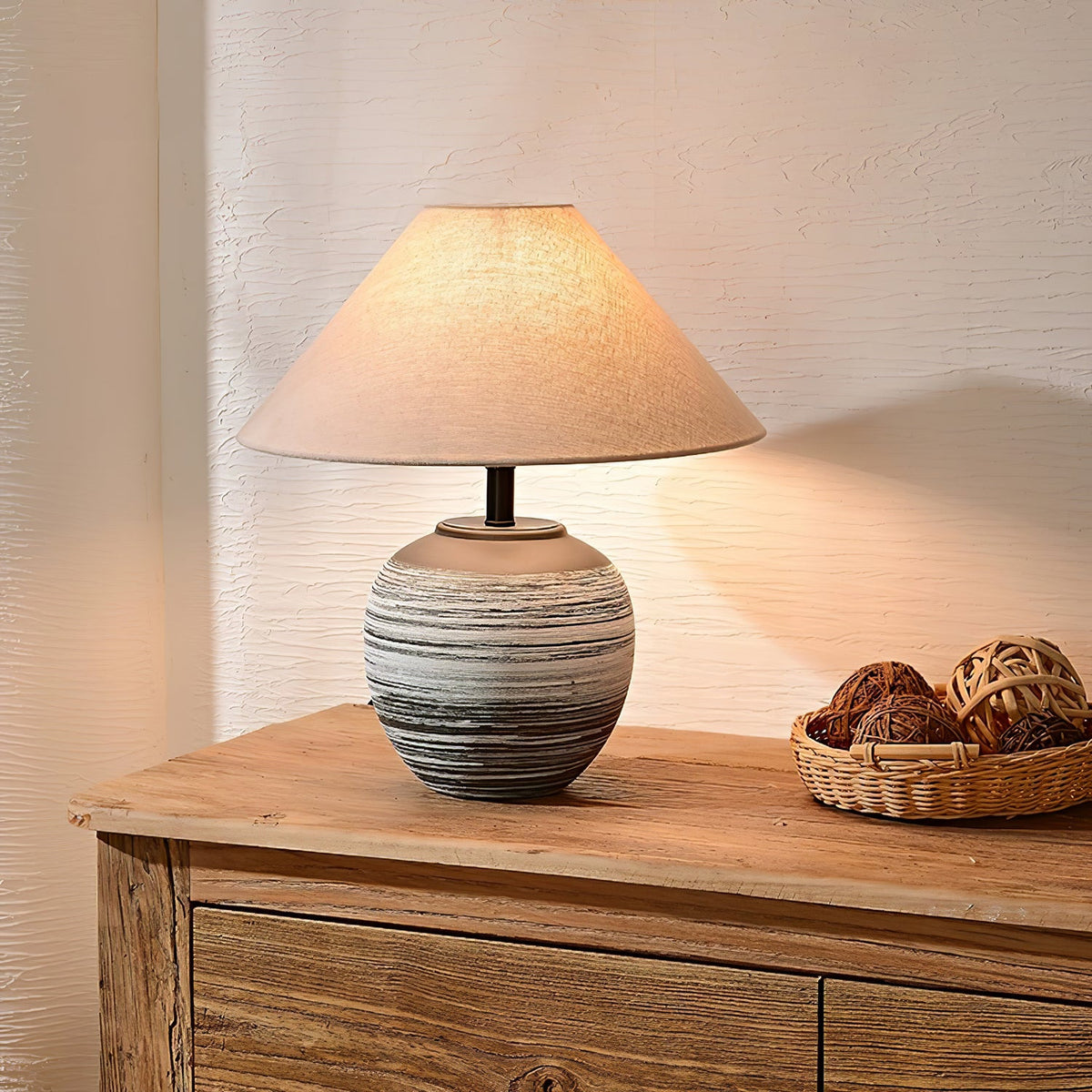 Strata Ceramic Table Lamp