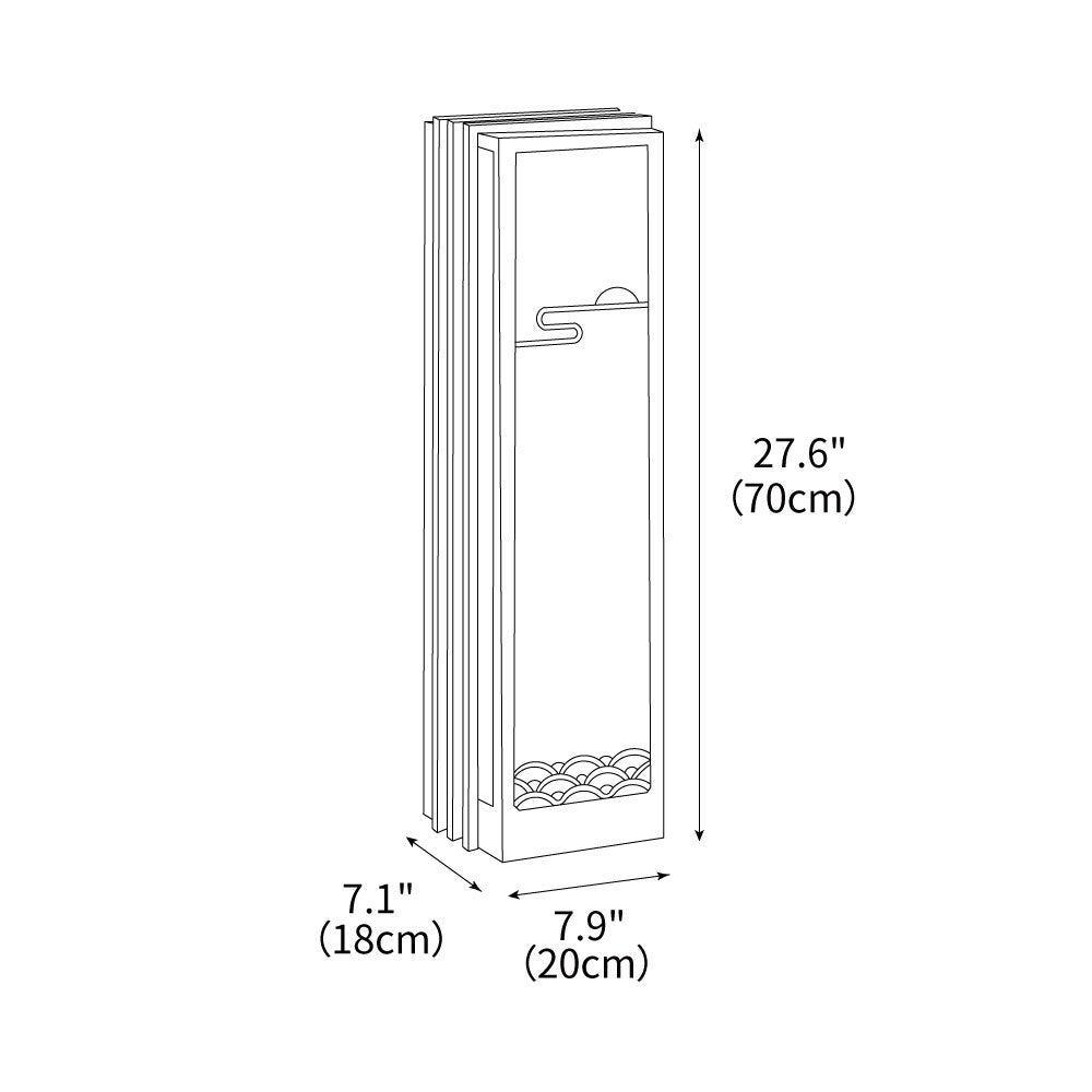 Sunrise Pattern Outdoor Light