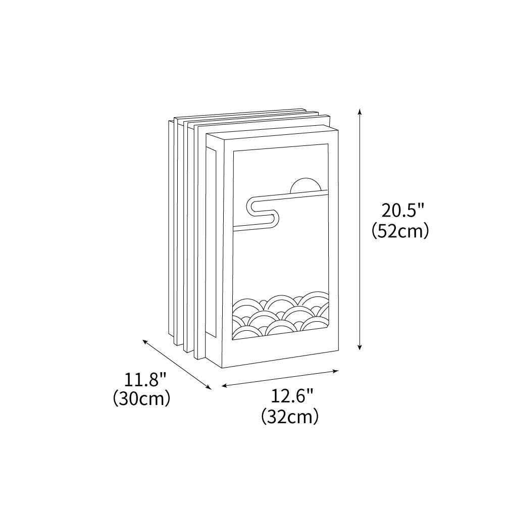 Sunrise Pattern Outdoor Light